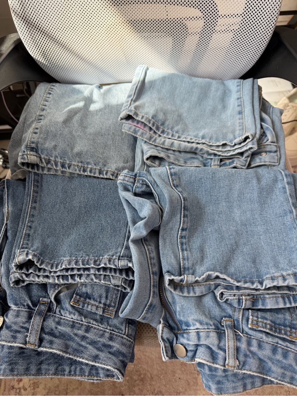 SHEIN Light Blue Denim Jeans Bundle XS
